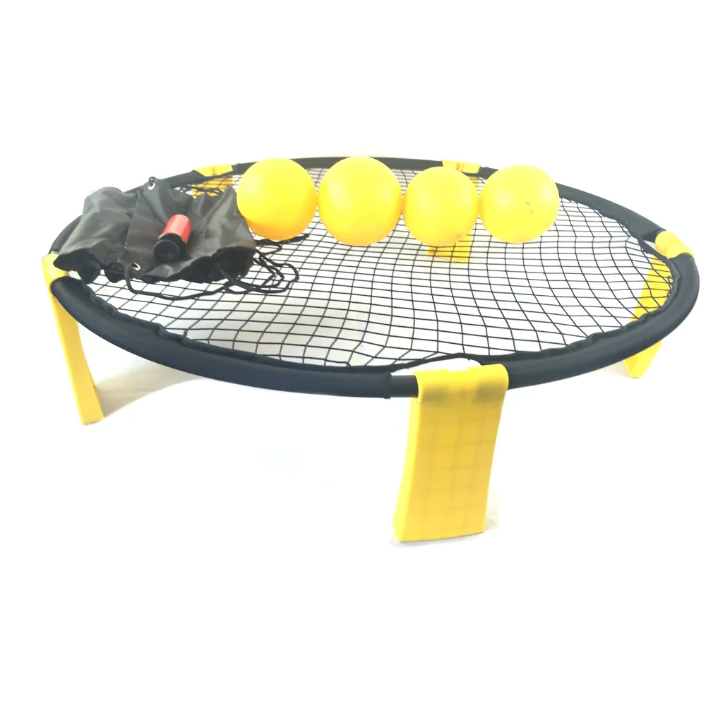 Mini Beach Volleyball Spike Ball Game Set Outdoor Team Sports Spikeball Lawn Fitness Equipment With 3 Balls Volleyball Net 4PC
Mini Beach Volleyball Spike Ball Game Set Outdoor Team Sports Spikeball Lawn Fitness Equipment With 3 Balls Volleyball Net 4PC