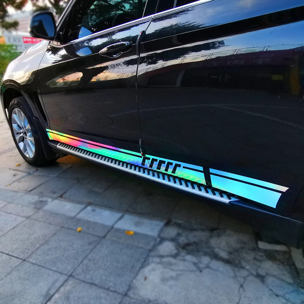 Car Body Skirts Stickers Reflective RBG Colorful Auto Body Side Door Decals Universal Vinyl Decal Automobile Decoration 2 Pieces
Car Body Skirts Stickers Reflective RBG Colorful Auto Body Side Door Decals Universal Vinyl Decal Automobile Decoration 2 Pieces