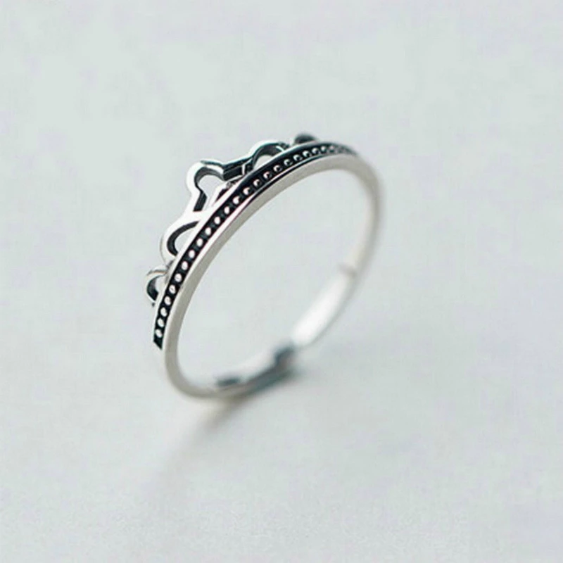 Simplicity Fashion Women Silver Ring 925 Personality Temperament An Crown 925 Sterling Silver Rings Opening Adjustable 925 Ring
Simplicity Fashion Women Silver Ring 925 Personality Temperament An Crown 925 Sterling Silver Rings Opening Adjustable 925 Ring