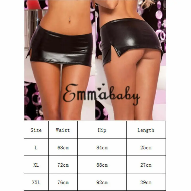 NEW 2020 Women Sexy Lingerie Clubwear Dance Mini Skirt Leather Bodycon erotic Dress Valentine's Day present
NEW 2020 Women Sexy Lingerie Clubwear Dance Mini Skirt Leather Bodycon erotic Dress Valentine's Day present