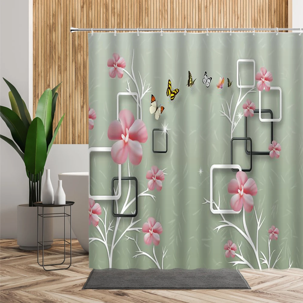 3D Chinese Painting Landscape Shower Curtain Set Lotus Floral Scenery Wall Decorative Round Arch Pattern Cloth Bathroom Curtains
3D Chinese Painting Landscape Shower Curtain Set Lotus Floral Scenery Wall Decorative Round Arch Pattern Cloth Bathroom Curtains