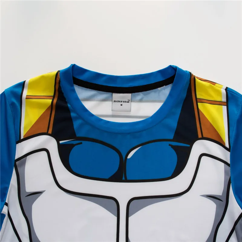 Аниме 3D печатных футболки мужской спортивной компрессионной одежды для занятий