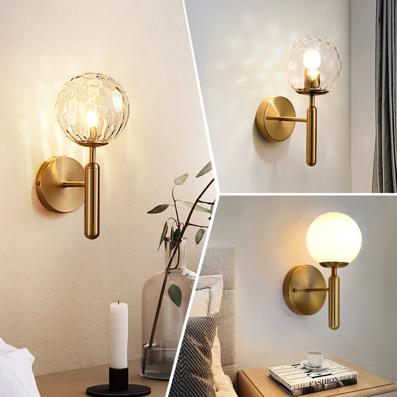 Modern wall lamp living room bedroom bedside wall sconce creative TV background wall corridor wall lamps
Modern wall lamp living room bedroom bedside wall sconce creative TV background wall corridor wall lamps