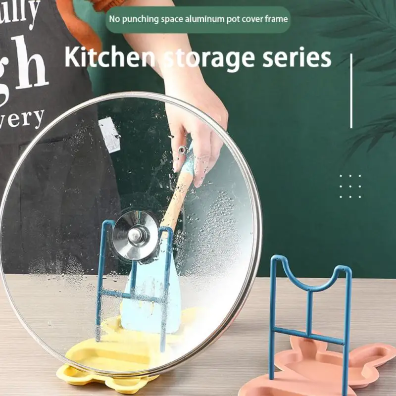 Newest Kitchen Organizer Tools Pot Lid Organiser Holder Pot Lid Storage Shelf Kitchen Shelf Counter Top No-Punch Pot Lid Holder
Newest Kitchen Organizer Tools Pot Lid Organiser Holder Pot Lid Storage Shelf Kitchen Shelf Counter Top No-Punch Pot Lid Holder