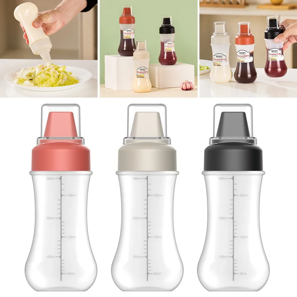 Five-hole Squeeze Sauce Bottle With Dust Cover For Salad/ketchup 190*73mm PP+PE+PC Kitchen Storage & Organization
Five-hole Squeeze Sauce Bottle With Dust Cover For Salad/ketchup 190*73mm PP+PE+PC Kitchen Storage & Organization