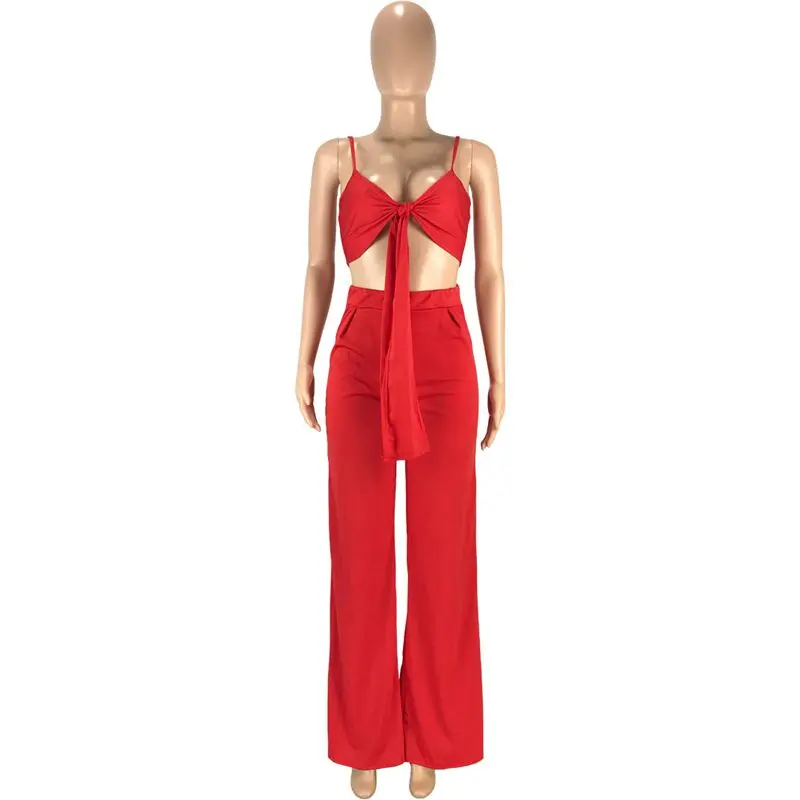 ZKYZWX Trendy Two Piece Set Club Outfits for Women Festival Clothing Rave Bandage Halter Crop Top Wide Leg Pants Matching Sets
ZKYZWX Trendy Two Piece Set Club Outfits for Women Festival Clothing Rave Bandage Halter Crop Top Wide Leg Pants Matching Sets
