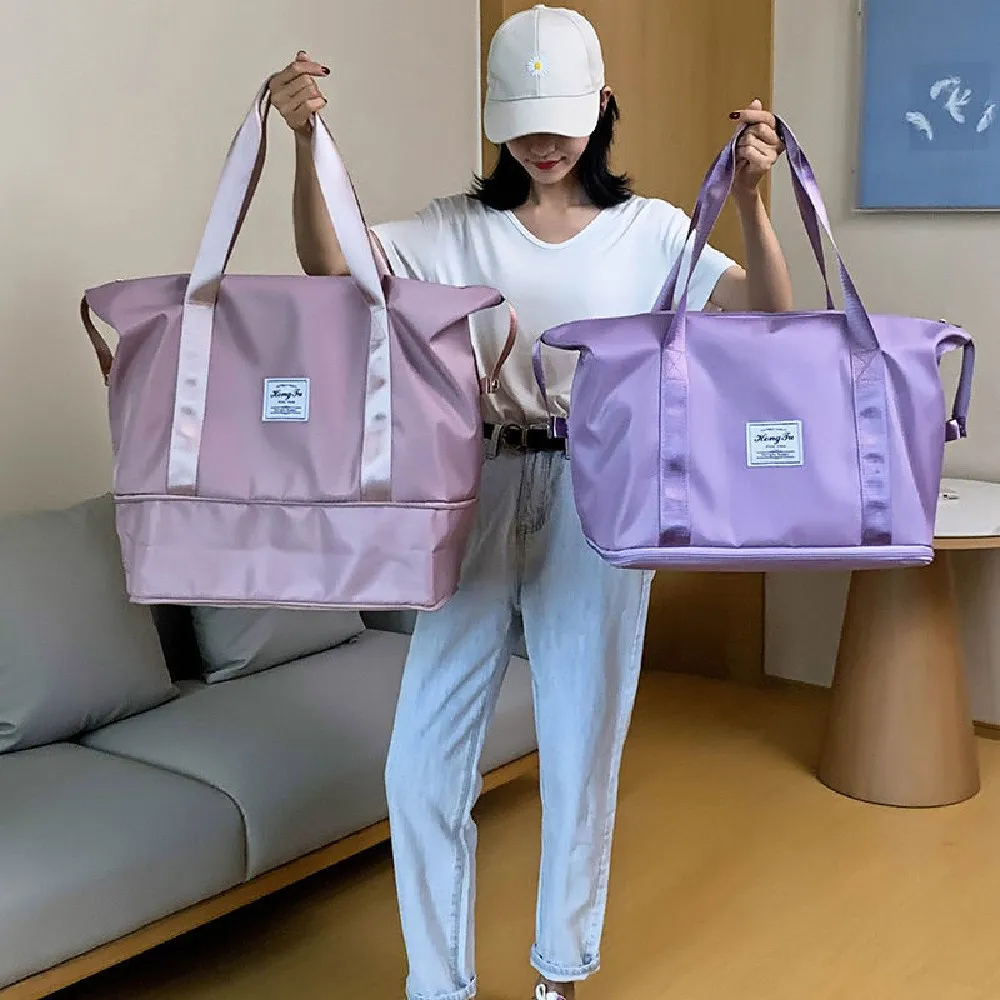Unisex Fashion Waterproof Oxford Cloth Shoulder Tote Bag Large Capacity Shopping Travel Detachable Shoulder Strap Luggage Purses
Unisex Fashion Waterproof Oxford Cloth Shoulder Tote Bag Large Capacity Shopping Travel Detachable Shoulder Strap Luggage Purses
