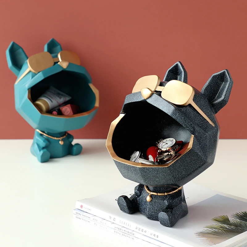 Resin Big Mouth Dog Decorative Figurines Storage Box Home Decoration Sculpture Modern Art Accessorie For Living Room
Resin Big Mouth Dog Decorative Figurines Storage Box Home Decoration Sculpture Modern Art Accessorie For Living Room