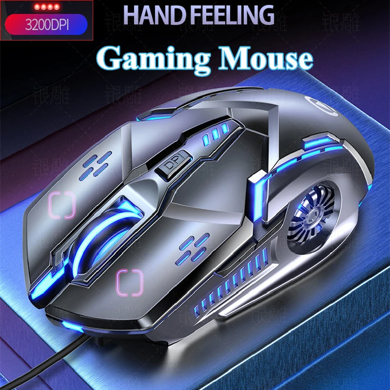 Gaming Mouse 3200DPI for PC Gamer Mouse Laser Ergonomic Computer Mice with LED Backlit USB Notebook for Gamer Mouse for Laptop 
Gaming Mouse 3200DPI for PC Gamer Mouse Laser Ergonomic Computer Mice with LED Backlit USB Notebook for Gamer Mouse for Laptop
