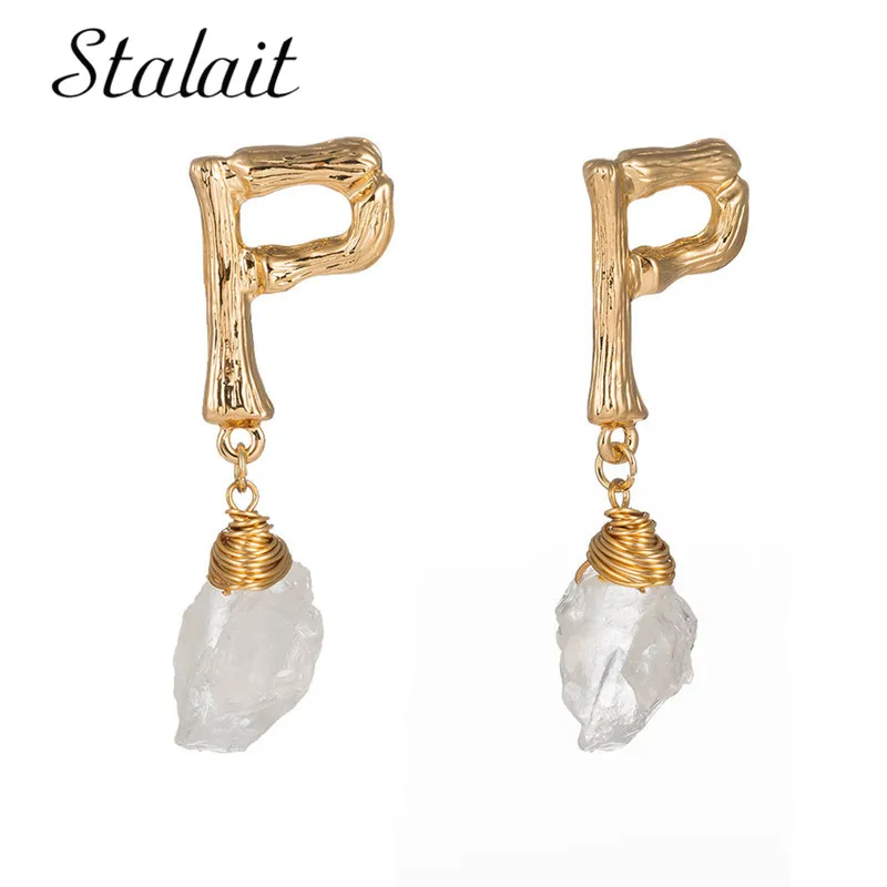 Boho Vintage Drop Earrings For Women Letter P Natural Transparent Stone Dangle Earrings Fashion Jewelry Accessories Bijoux
Boho Vintage Drop Earrings For Women Letter P Natural Transparent Stone Dangle Earrings Fashion Jewelry Accessories Bijoux