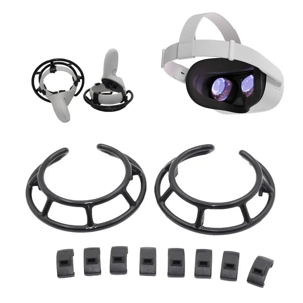 For Oculus Quest2 VR Gamepad Accessory VR Controller Fixer Bumper For Oculus Quest 2 VR Headset Handle Bumper Protective Holder
For Oculus Quest2 VR Gamepad Accessory VR Controller Fixer Bumper For Oculus Quest 2 VR Headset Handle Bumper Protective Holder