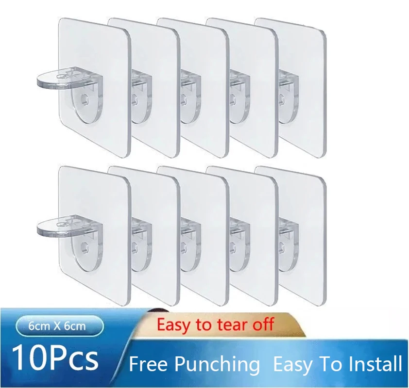 10/20/30Pcs Adhesive Shelf Support Peg Drill Free Punchin Instead Holder Closet Cabinet Shelf Support Clip Wall Hanger Partition
10/20/30Pcs Adhesive Shelf Support Peg Drill Free Punchin Instead Holder Closet Cabinet Shelf Support Clip Wall Hanger Partition