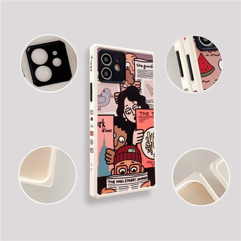 Luxury Metal Lens Protection Phone Case For iPhone 12 11 Pro XS MAX XR X 8 7 Plus Cute Doodle illustration Frame Print TPU Cover
Luxury Metal Lens Protection Phone Case For iPhone 12 11 Pro XS MAX XR X 8 7 Plus Cute Doodle illustration Frame Print TPU Cover