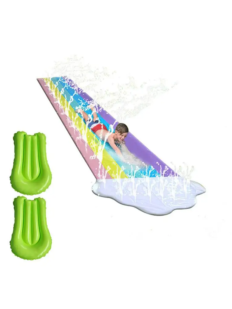 Lawn Surf Water Slides Racing Lanes And Splash Slide For Kids Adults Summer Outdoor Fun Lawn Slides Garden Backyard Water Toy
Lawn Surf Water Slides Racing Lanes And Splash Slide For Kids Adults Summer Outdoor Fun Lawn Slides Garden Backyard Water Toy