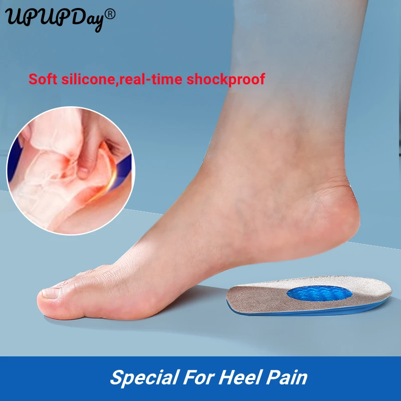 1pair SEBS Insoles for Shoes Men Women Heel Sports Foot Care Shockproof Tool Elasticity Non-slip Silicone Thickening Anti-wear
1pair SEBS Insoles for Shoes Men Women Heel Sports Foot Care Shockproof Tool Elasticity Non-slip Silicone Thickening Anti-wear