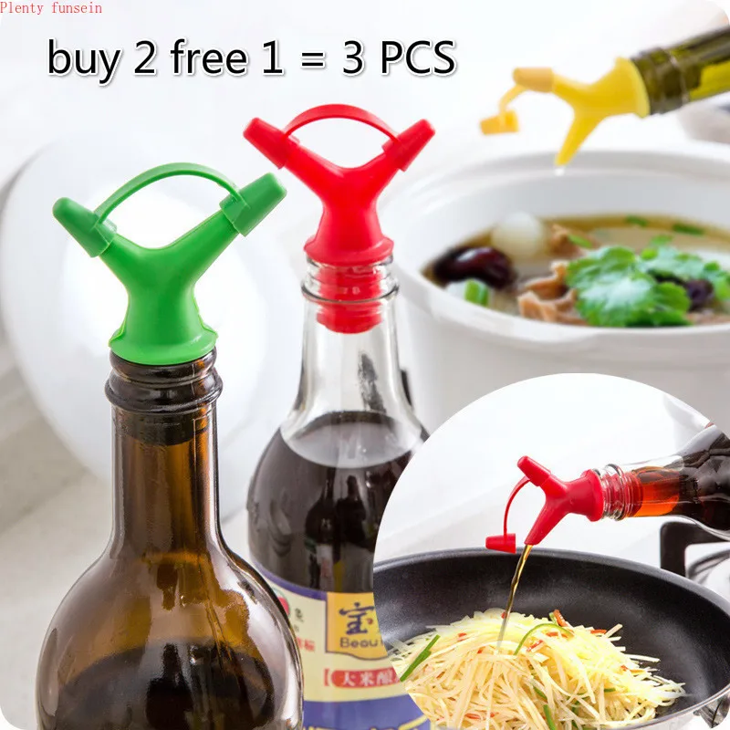 3 pieces Double-end soy sauce bottle stopper large and small aperture wine pouring nozzle liquid deflector Silicone Screw Design
3 pieces Double-end soy sauce bottle stopper large and small aperture wine pouring nozzle liquid deflector Silicone Screw Design