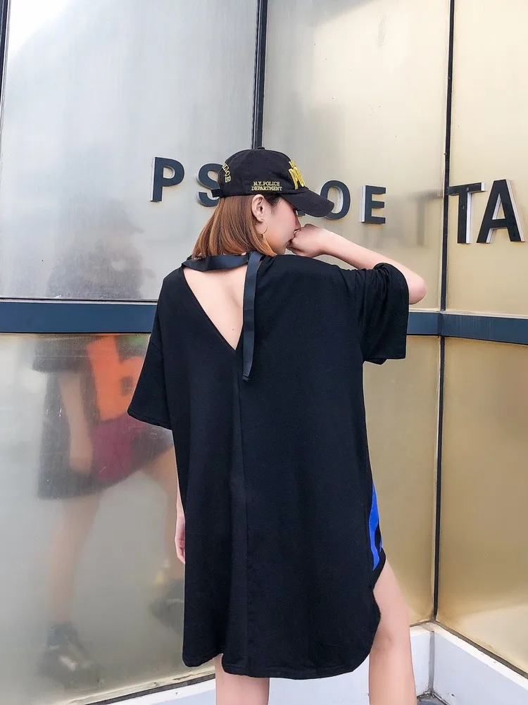 Hot sale tide brand letter printing T-shirt female street style sequin printing loose mid-length short-sleeved t-shirt female
Hot sale tide brand letter printing T-shirt female street style sequin printing loose mid-length short-sleeved t-shirt female