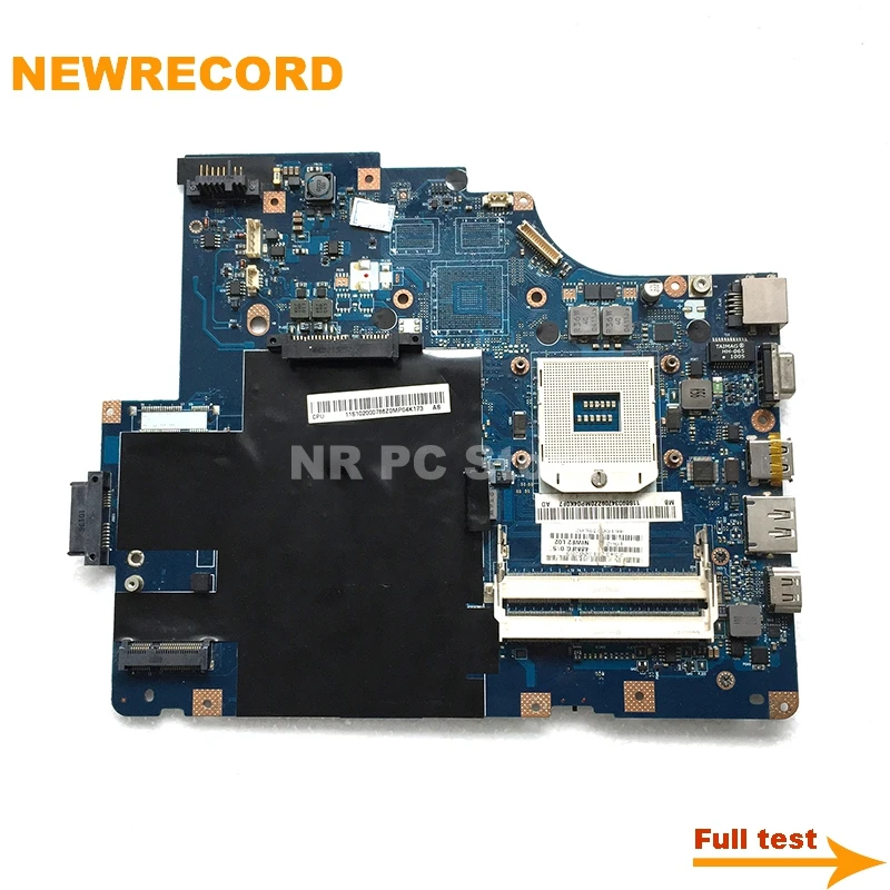 NEWRECORD NIWE2 LA 5752P для Lenovo Ideapad Z560 G560 Материнская плата ноутбука DDR3 HM55 Бесплатная ЦП с