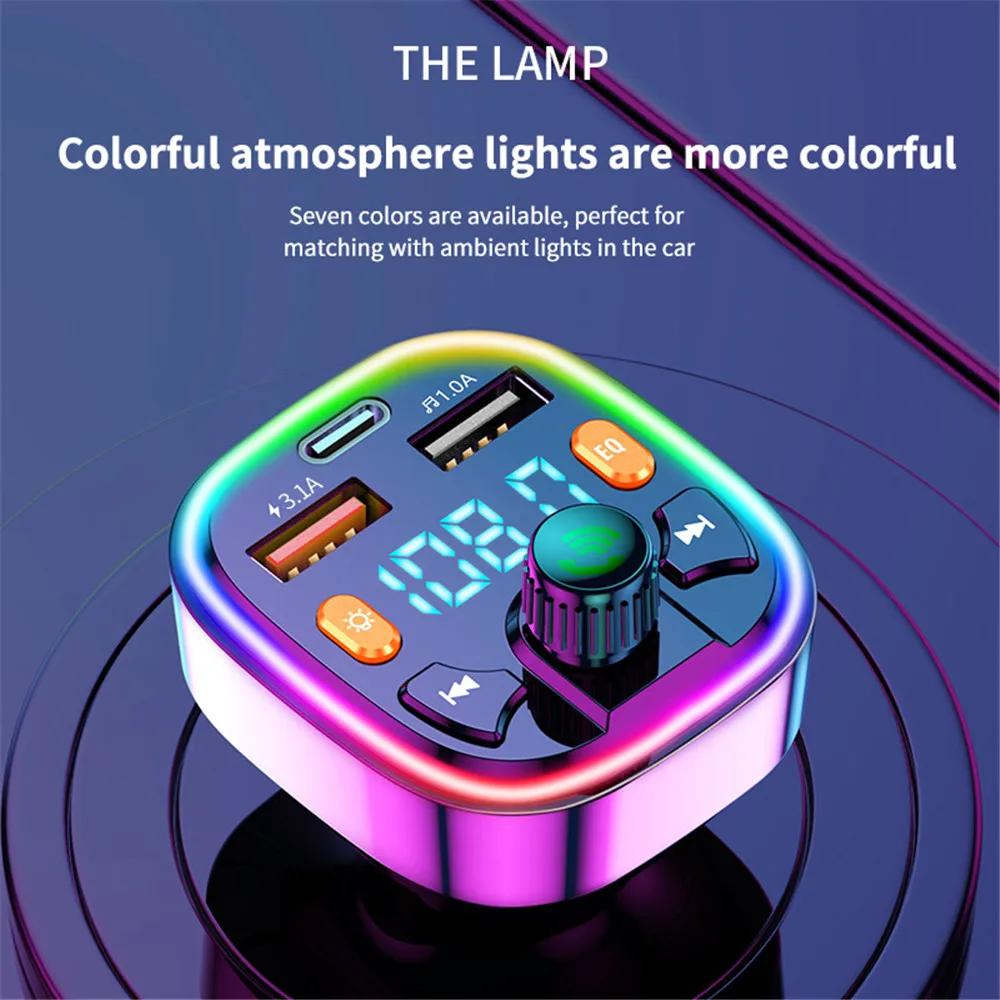 KEBUIDU FM Transmitter External Microphone Dual USB PD Type C Fast Charge Car Charger Bluetooth 5.0 Handsfree Car FM Modulator
KEBUIDU FM Transmitter External Microphone Dual USB PD Type C Fast Charge Car Charger Bluetooth 5.0 Handsfree Car FM Modulator