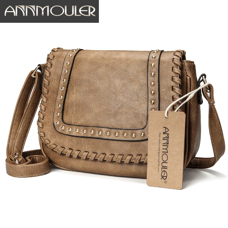 Annmouler Fashion Women Shoulder Bag Pu Leather Crossbody Bag Solid Color Brand Purse Small Khaki Messenger Bag for Ladies
Annmouler Fashion Women Shoulder Bag Pu Leather Crossbody Bag Solid Color Brand Purse Small Khaki Messenger Bag for Ladies