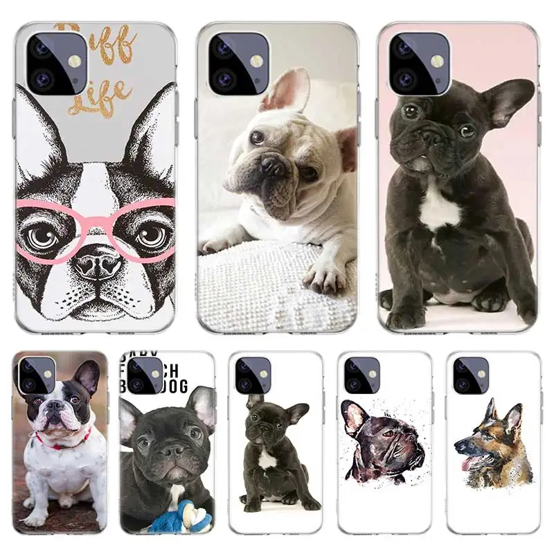 French Bulldog Dog Case For Iphone 11 12 Pro Max 13 7 8 Plus XR XS X 12 Mini 6 6S SE 2020 SE2 Cover Shell Funda Coque 
French Bulldog Dog Case For Iphone 11 12 Pro Max 13 7 8 Plus XR XS X 12 Mini 6 6S SE 2020 SE2 Cover Shell Funda Coque