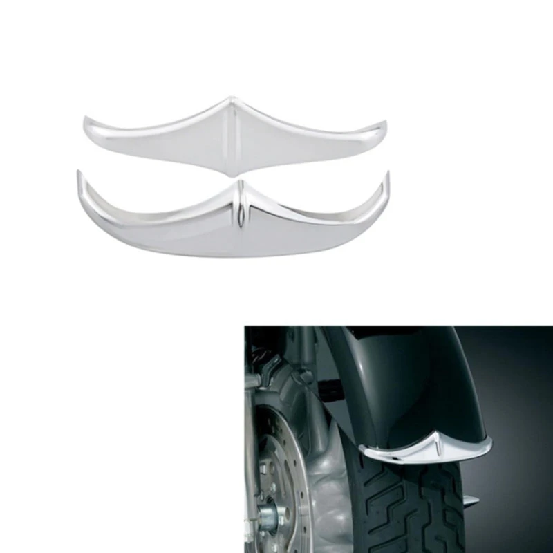 Motorcycle Chrome Front Rear Fender Trailing Leading Edge Tip Trim Accent for Electra Road Glide Road King Street Glide 
Motorcycle Chrome Front Rear Fender Trailing Leading Edge Tip Trim Accent for Electra Road Glide Road King Street Glide