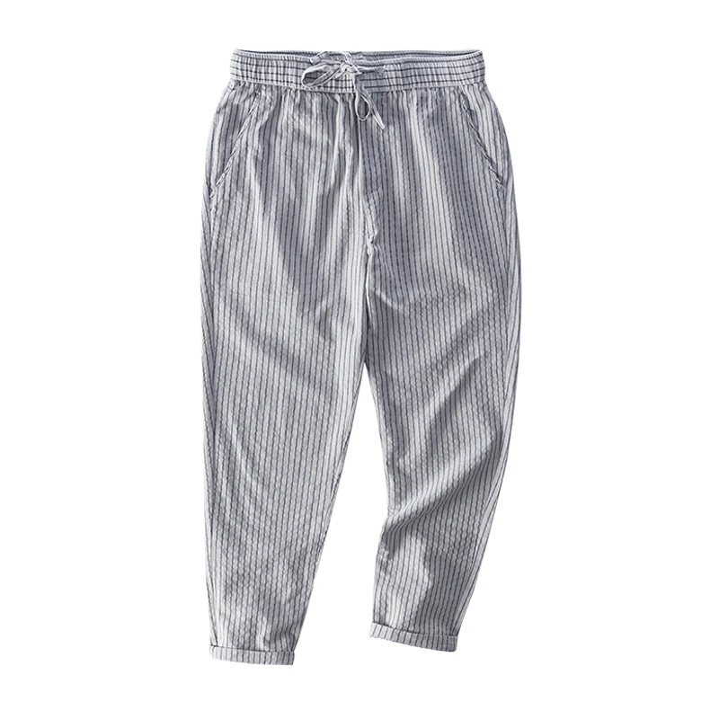 Stripe Men Pants Loose Drawstring Straight Trousers Cotton Casual Japanese Fashion Jogging Man Clothing 2020 Joggers
Stripe Men Pants Loose Drawstring Straight Trousers Cotton Casual Japanese Fashion Jogging Man Clothing 2020 Joggers