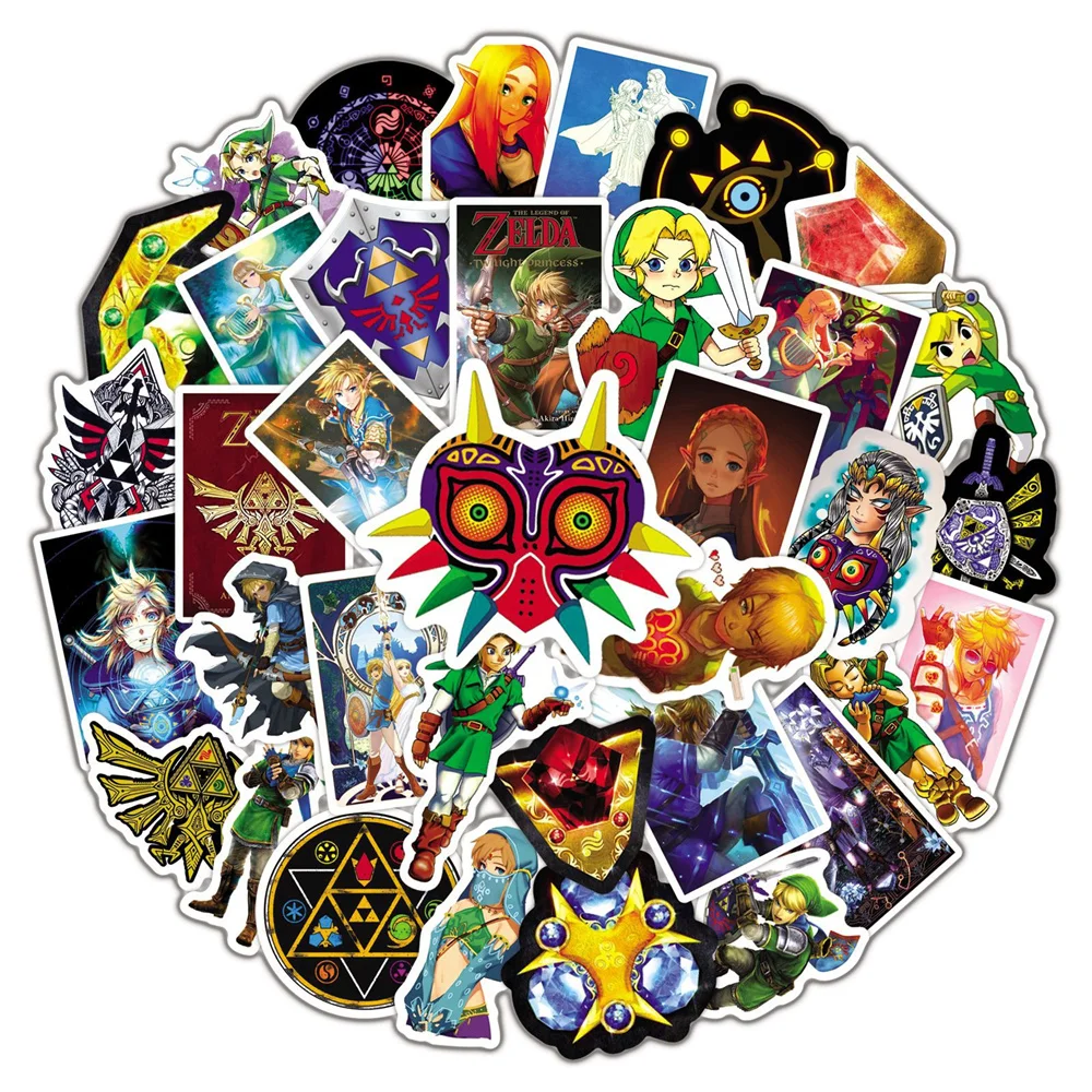 10/30/50PCS Zelda Legend Personalized Graffiti Sticker Refrigerator Hand Account Trunk Car Animation Waterproof Guitar Wholesale
10/30/50PCS Zelda Legend Personalized Graffiti Sticker Refrigerator Hand Account Trunk Car Animation Waterproof Guitar Wholesale