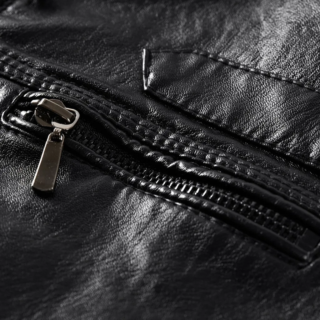 Vogue Autumn Winter Zipper Leather Jacket Men Slim Fit Coat Deri Ceket Punk Streetwear Fashion Classic Jackets Nice
Vogue Autumn Winter Zipper Leather Jacket Men Slim Fit Coat Deri Ceket Punk Streetwear Fashion Classic Jackets Nice