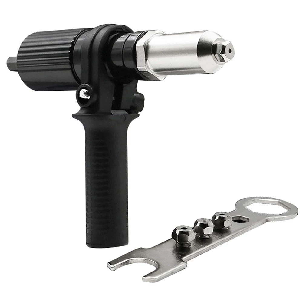 Electric Rivet Nut Gun Machine Core Pull Accessories Cordless Riveting Gun Drill Adapter Riveter Insert Nut Tool Non-Slip Handle
Electric Rivet Nut Gun Machine Core Pull Accessories Cordless Riveting Gun Drill Adapter Riveter Insert Nut Tool Non-Slip Handle