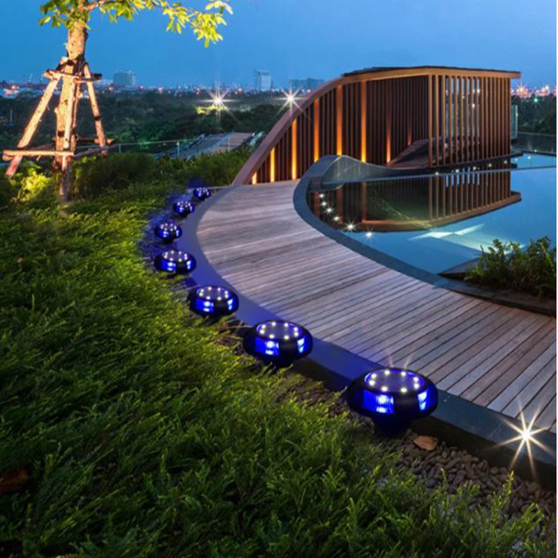 10 LED Solar Ground Lights Waterproof Light Underground Sensing Landscape Lights for Lawn Pathway Solar Led Light Outdoor Lamp
10 LED Solar Ground Lights Waterproof Light Underground Sensing Landscape Lights for Lawn Pathway Solar Led Light Outdoor Lamp