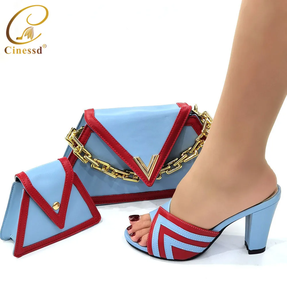 Ltest Summer High Heeled Shoes for Women Shoes and Matching Purse for Women PU Women Italian African Party Pumps Shoes and Bag
Ltest Summer High Heeled Shoes for Women Shoes and Matching Purse for Women PU Women Italian African Party Pumps Shoes and Bag
