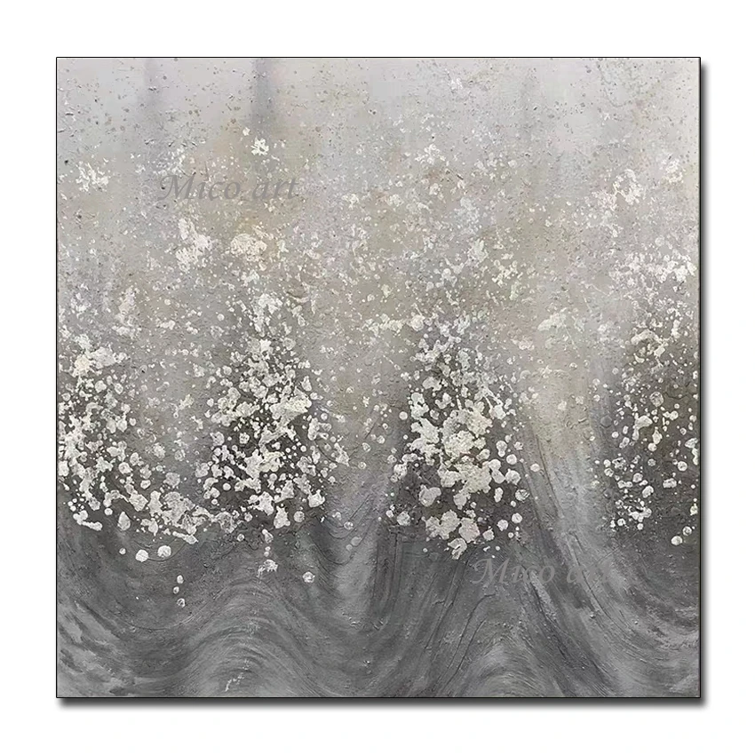 Gray Color Simple Abstract Textured Oil Painting Handmade Wall Decor Canvas Art Unframed Cheap Artwork Paintings For Living Room
Gray Color Simple Abstract Textured Oil Painting Handmade Wall Decor Canvas Art Unframed Cheap Artwork Paintings For Living Room
