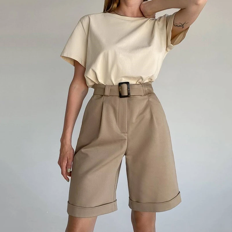 MosiMolly Office Lady Empire Waist Pants Women Cuffed Suit Shorts Streetwear Women Short Trousers All Match Autumn Women Bottoms
MosiMolly Office Lady Empire Waist Pants Women Cuffed Suit Shorts Streetwear Women Short Trousers All Match Autumn Women Bottoms