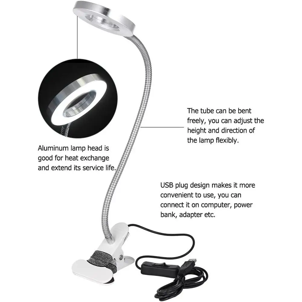 Tattoo Lamp With Clamp USB LED Lamp Cold Light Eyebrow Makeup Illuminator Equipment Improved Tattoo Nail Art Beauty Salon Tools
Tattoo Lamp With Clamp USB LED Lamp Cold Light Eyebrow Makeup Illuminator Equipment Improved Tattoo Nail Art Beauty Salon Tools