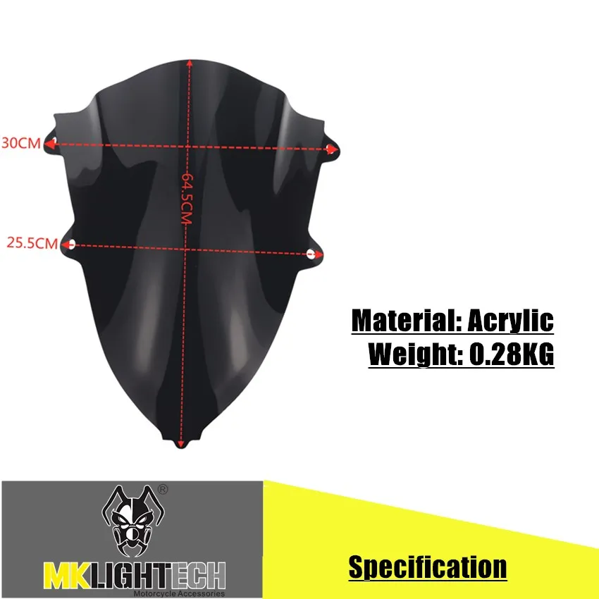 MK LIGHTECH FOR HONDA CBR650R CBR 650R Motorcycle Front Screen windshield Fairing windshield 2019-2020 
MK LIGHTECH FOR HONDA CBR650R CBR 650R Motorcycle Front Screen windshield Fairing windshield 2019-2020