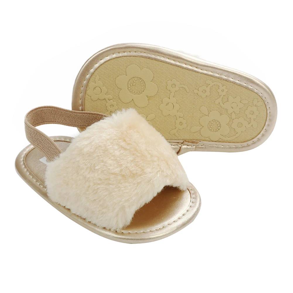 Plush Baby Slippers Infant Soft Sole Crib First Walkers Baby Girls Fuzzy Shoes Solid Priness Anti Slip Shoes Slipper 0-18M 
Plush Baby Slippers Infant Soft Sole Crib First Walkers Baby Girls Fuzzy Shoes Solid Priness Anti Slip Shoes Slipper 0-18M