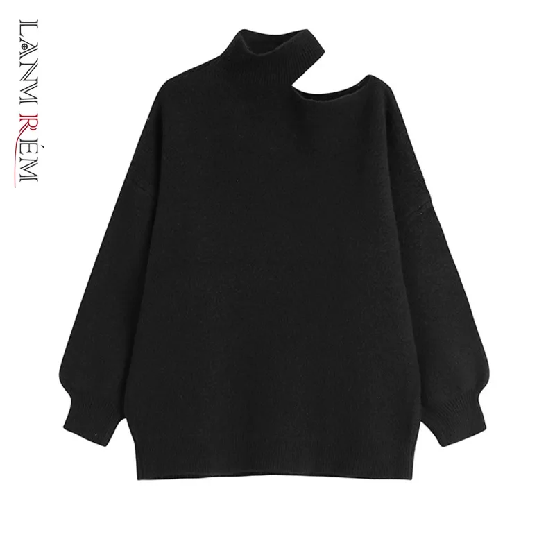 LANMREM 2022 Autumn Winter New Hole Open Shoulder Knitted Top Female Long Sleeve High Neck Sweater Women Fashion Clothing 2W053
LANMREM 2022 Autumn Winter New Hole Open Shoulder Knitted Top Female Long Sleeve High Neck Sweater Women Fashion Clothing 2W053