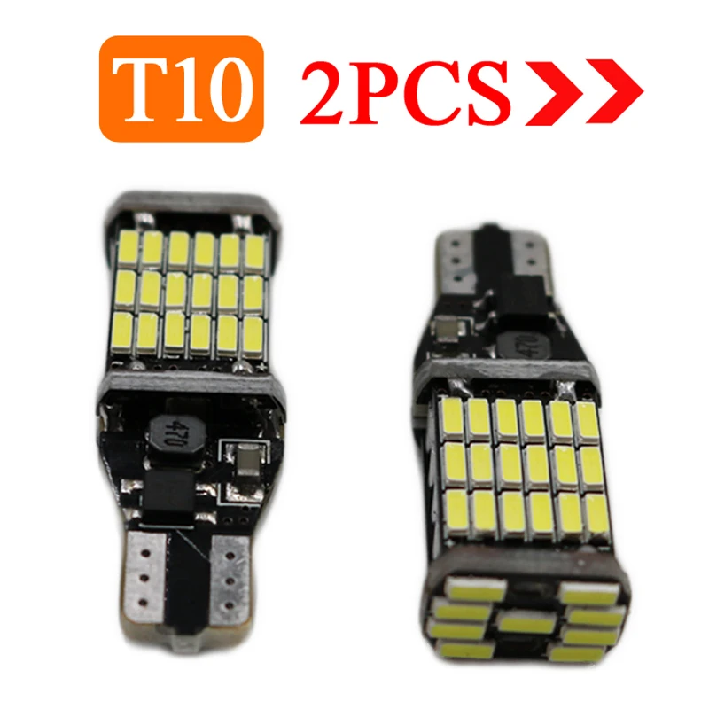 2 шт. суперъяркие Автомобильные светодиодные лампы T15 W16W 921 SMD 4014|Сигнальная лампа|
