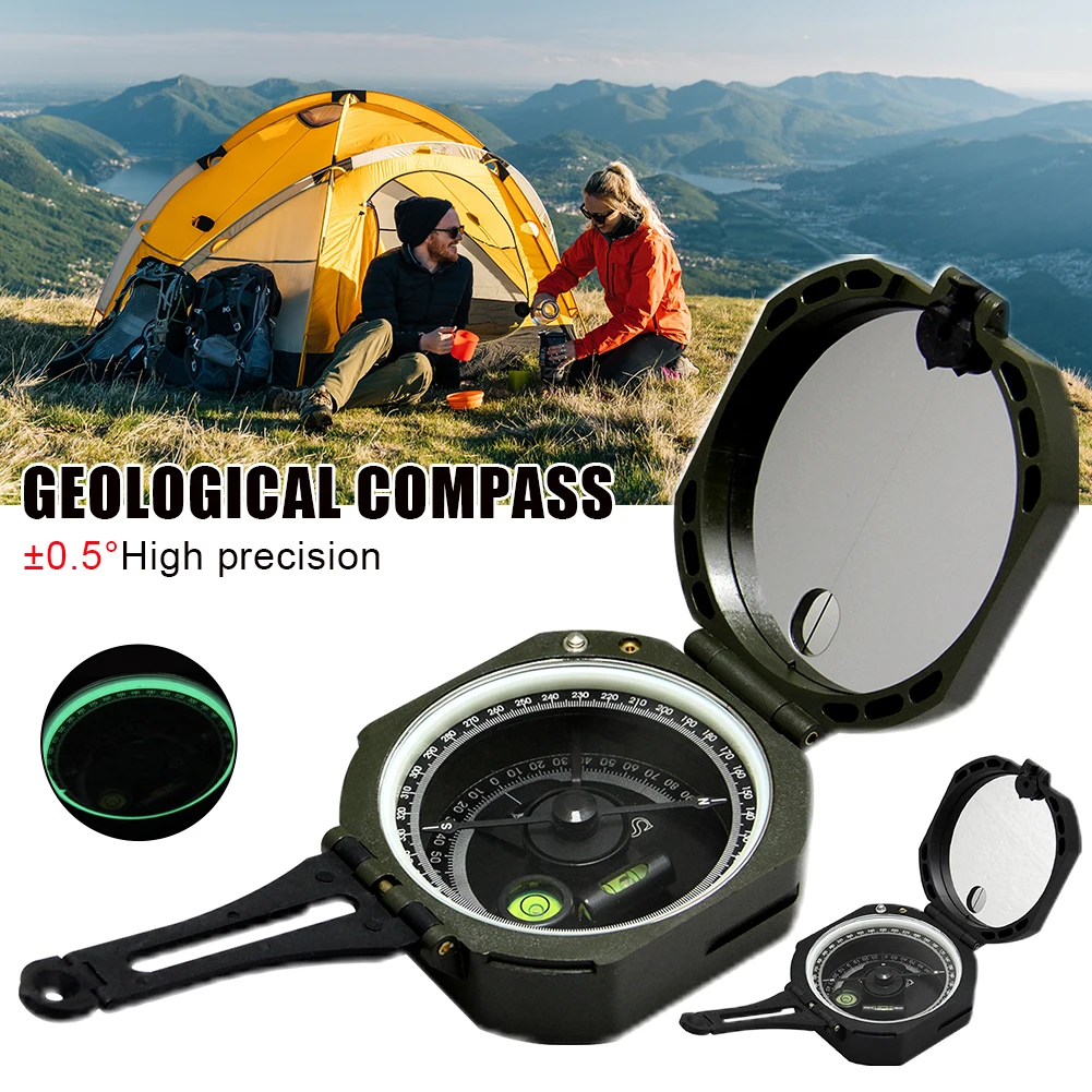 Multifunction Geological Compass Clinometer Lightweight Outdoor Survival Pocket Military Compass for Measuring Slope Distance
Multifunction Geological Compass Clinometer Lightweight Outdoor Survival Pocket Military Compass for Measuring Slope Distance