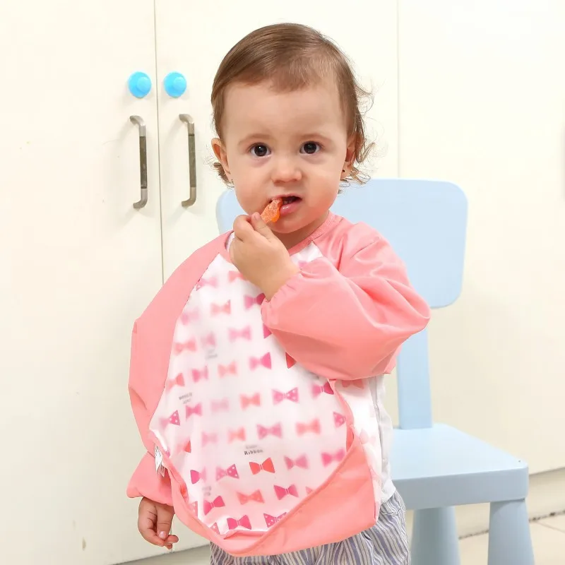 Baby Kids Toddler Long Sleeve Scarf Waterproof Art Smock Feeding Bib Apron Pocket Infant Boys Girls Burp Cloth Banana Bibs
Baby Kids Toddler Long Sleeve Scarf Waterproof Art Smock Feeding Bib Apron Pocket Infant Boys Girls Burp Cloth Banana Bibs