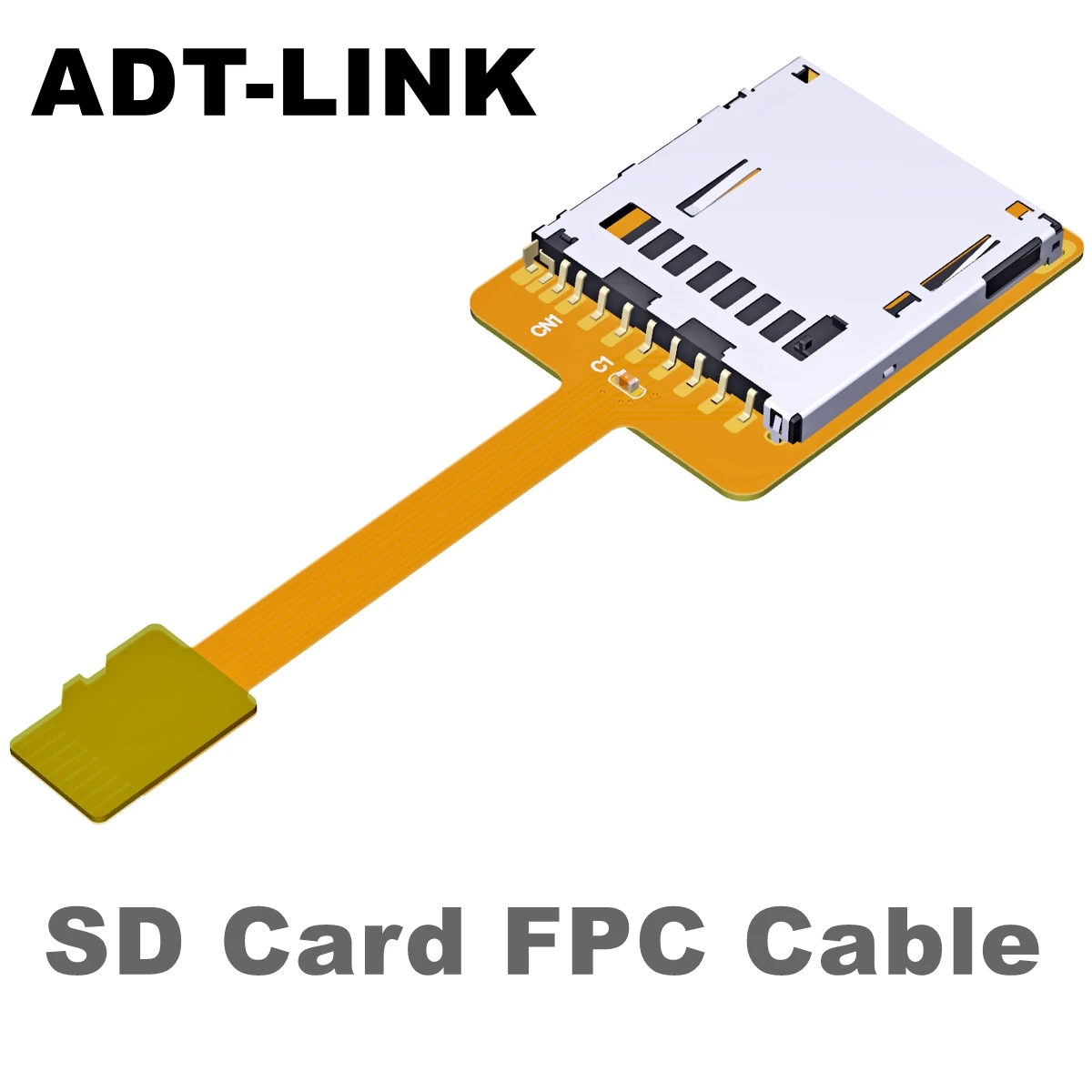 

ADT MicroSD TF extension cable supports SDHC SDXC FPC soft row card reader navigation flat flexible cable B1912A/B1909B