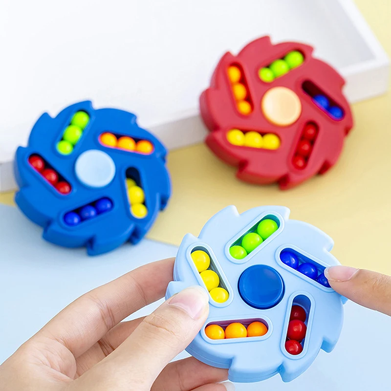 

Детский развивающий Кубик Рубика, двусторонний 3d пазл, развивающая игрушка для детей 3 лет