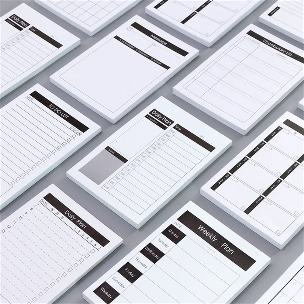 1pc Creative Study Work Plan Memo Pad Schedule Organizer To Do List Notepad Kawaii Stationery Office School Supplies
1pc Creative Study Work Plan Memo Pad Schedule Organizer To Do List Notepad Kawaii Stationery Office School Supplies