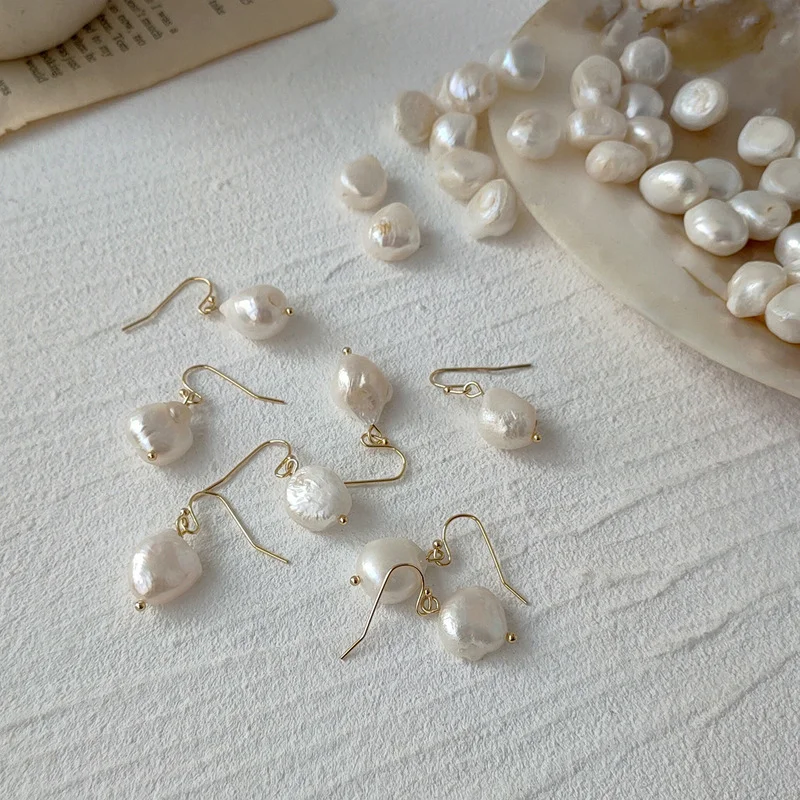 Minar Retro French Irregular Freshwater Pearl Earring for Women Female Geometrical Statement Drop Earrings Every Day Jewelry
Minar Retro French Irregular Freshwater Pearl Earring for Women Female Geometrical Statement Drop Earrings Every Day Jewelry