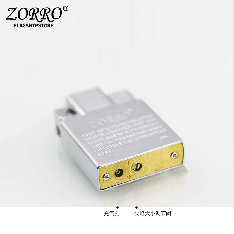 ZORRO Personalized Jet Lighter Double Flame Windproof Cigar Lighter Hong Kong Original Movement Inflatable Liner Wholesale
ZORRO Personalized Jet Lighter Double Flame Windproof Cigar Lighter Hong Kong Original Movement Inflatable Liner Wholesale