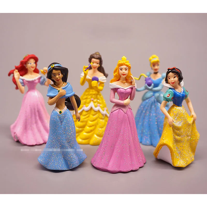 Disney Princess Action Figure Snow White Belle Cinderella Tangled Dolls Table Ornaments 6pcs Collectible Model Toy Girl Gifts
Disney Princess Action Figure Snow White Belle Cinderella Tangled Dolls Table Ornaments 6pcs Collectible Model Toy Girl Gifts