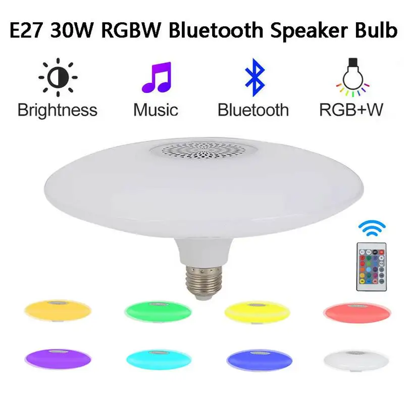 Smart Home Lamp Color RGB Bulb Intelligent Remote Control Bluetooth Speaker Adjustable Smart Light Led Light Bulb
Smart Home Lamp Color RGB Bulb Intelligent Remote Control Bluetooth Speaker Adjustable Smart Light Led Light Bulb