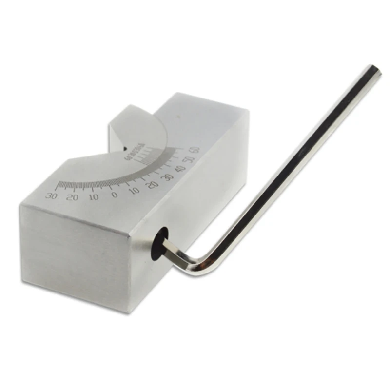 Adjustable Mini Angle Gauge Precision Sine Gauge Bloc with Wrench for Grinder Milling Machine Measuring Tools KP46
Adjustable Mini Angle Gauge Precision Sine Gauge Bloc with Wrench for Grinder Milling Machine Measuring Tools KP46