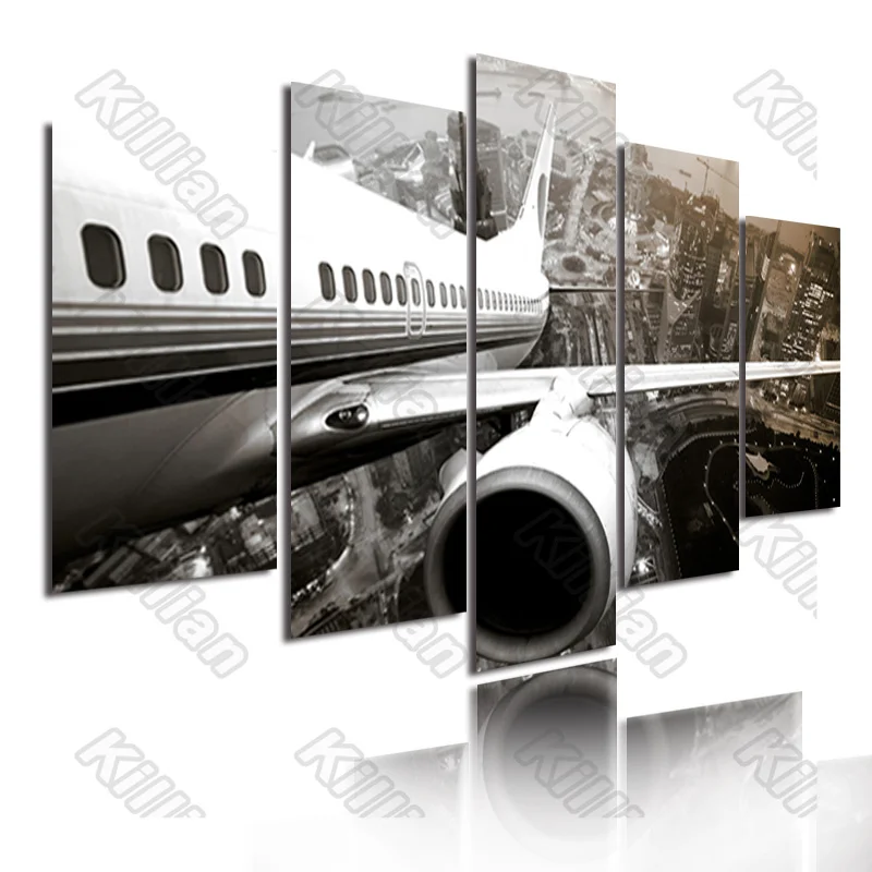 Modern Style Mural Canvas Paintings Modular Bed Home Decor Prints 5 Pieces Aircraft Flanks Decoration Living Room Wall Fresco
Modern Style Mural Canvas Paintings Modular Bed Home Decor Prints 5 Pieces Aircraft Flanks Decoration Living Room Wall Fresco